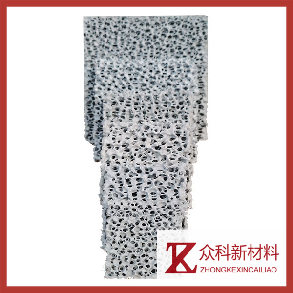 Ceramic foam filters used for mould-casting metal